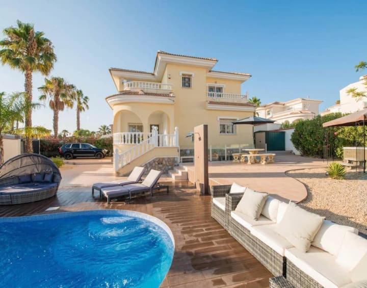 Luxury Private Villa Casa Jojo Own Pool & Hot Tub Ciudad Quesada Exterior foto